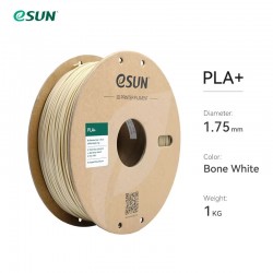 فیلامنت +PLA برند eSUN سفید استخوانی 1.75mm فیلامنت +PLA برند eSUN سفید استخوانی 1.75mm