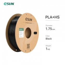 فیلامنت PLA+HS سرعت بالا برند eSUN سیاه 1.75mm فیلامنت PLA+HS سرعت بالا برند eSUN سیاه 1.75mm