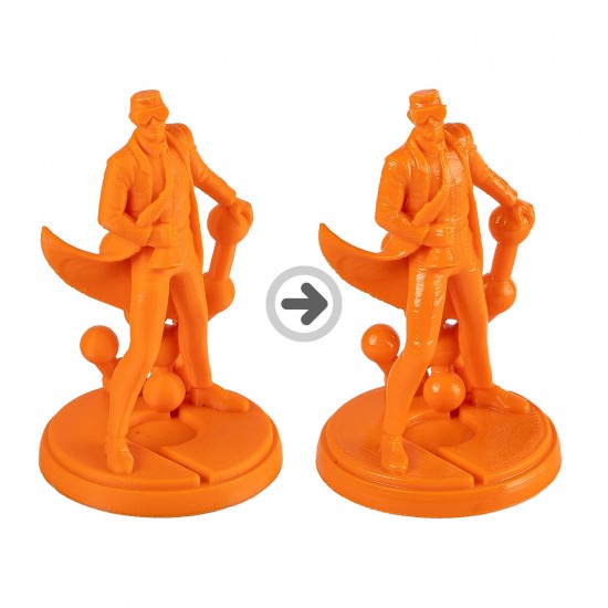 فیلامنت PolySmooth™ PLA برند Polymaker نارنجی 1.75mm