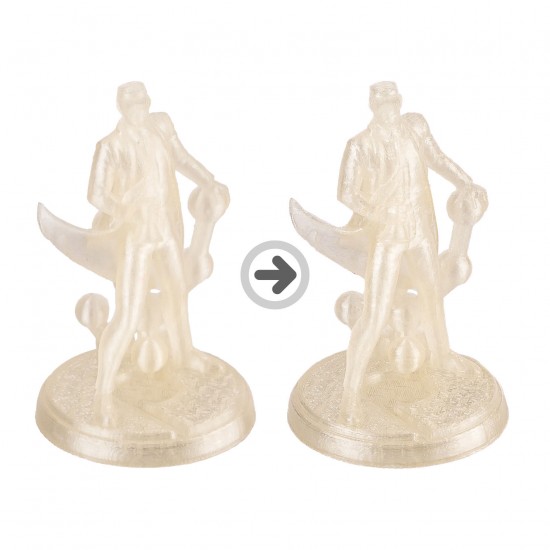 فیلامنت PolySmooth™ PLA برند Polymaker شفاف 1.75mm