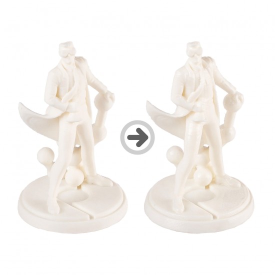 فیلامنت PolySmooth™ PLA برند Polymaker سفید 1.75mm