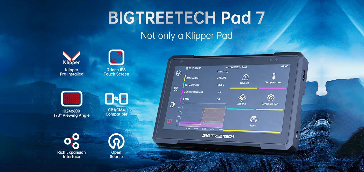Bigtreetech pad 7