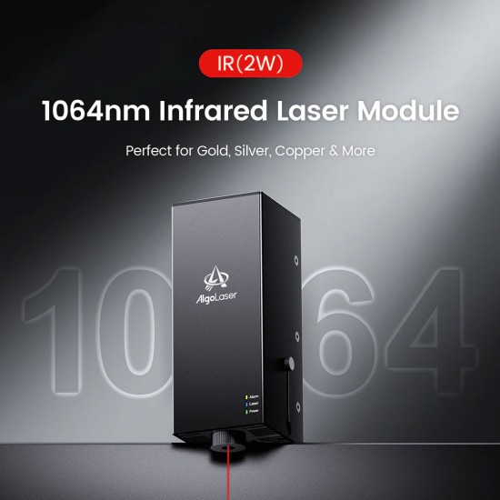 ماژول لیزر مادون‌قرمز AlgoLaser 1064nm – حکاکی فلزات