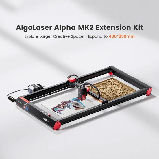 کیت توسعه‌دهنده AlgoLaser Alpha MK2 برای افزایش فضای کاری حکاکی لیزری