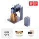 LaserPecker LP4 در حال حکاکی چوب با لیزر دوگانه