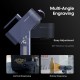 LaserPecker LP4 در حال حکاکی چوب با لیزر دوگانه
