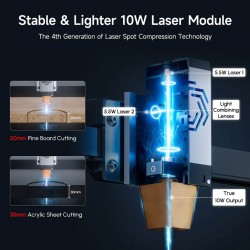 دستگاه لیزر حکاکی و برش با لیزر 10 وات اپتیکال ارتور Ortur OLM2 Pro S2-LU2 10A دستگاه لیزر حکاکی و برش با لیزر 10 وات اپتیکال ارتور Ortur OLM2 Pro S2-LU2 10A