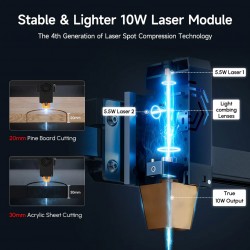 دستگاه لیزر حکاکی و برش با لیزر 10 وات اپتیکال ارتور Ortur OLM3 Lite-LU2 10A دستگاه لیزر حکاکی و برش با لیزر 10 وات اپتیکال ارتور Ortur OLM3 Lite-LU2 10A