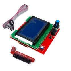 نمایشگر کنترلر پرینتر سه بعدی -  RepRap Discount Full Graphic Smart Controller 12864 LCD 