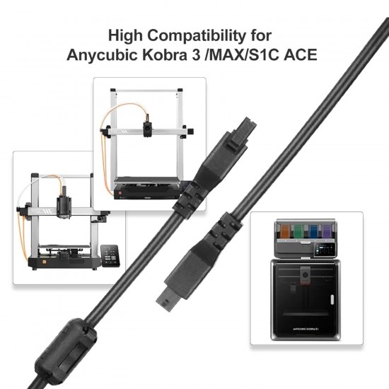 کابل افزایش طول ۴ پین ۱ متری با هسته مسی 22AWG مخصوص اتصال ACE Pro به Anycubic Kobra 3
