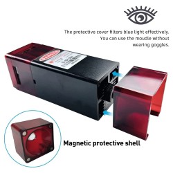ست کامل دیود لیزر آبی 445 نانومتری 80 وات الکتریکال 80W 445nm Blue Laser Module Laser PWM/TTL ست کامل دیود لیزر آبی 445 نانومتری 80 وات الکتریکال 80W 445nm Blue Laser Module Laser PWM/TTL