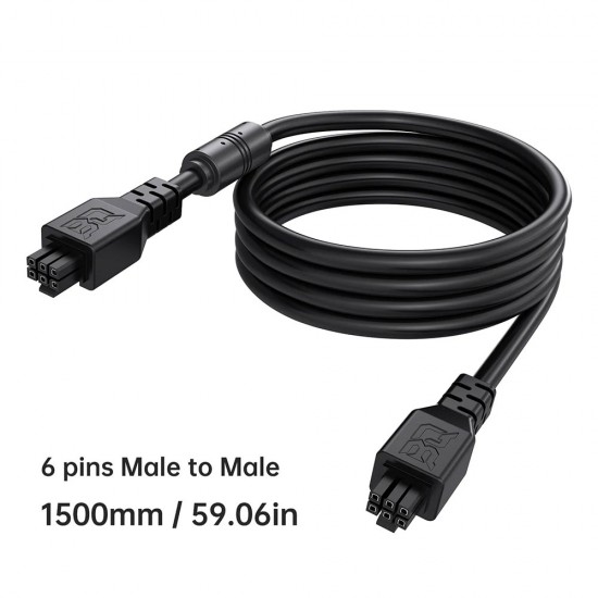 کابل Bus سیستم AMS طول ۱۵۰ سانتیمتر کابل ۶ پین ۱.۵ متری مخصوص اتصال واحد AMS به پرینترهای بامبولب سری X1 و P1