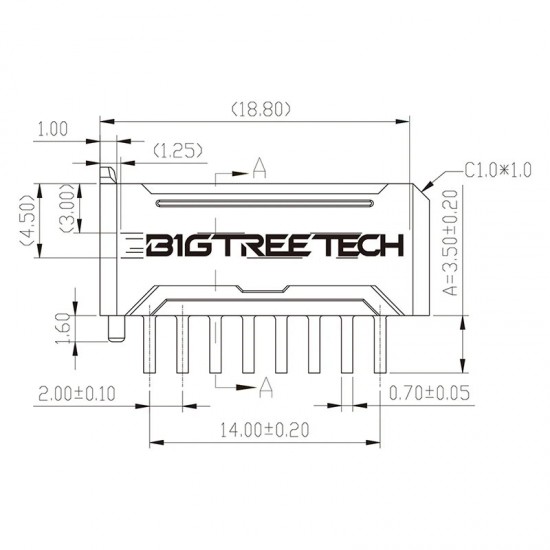 سوکت EZ Driver BIGTREETECH ۲×۸ پین با فاصله ۲.۰ میلی‌متر