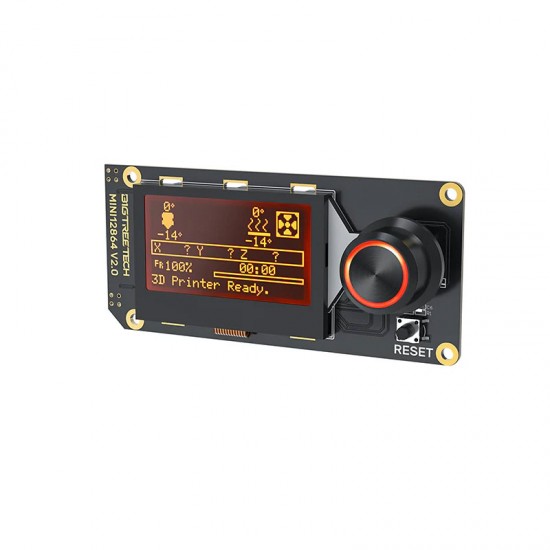 نمایشگر Mini12864 V2.0 با نور پس‌زمینه RGB مناسب پرینترهای SKR
