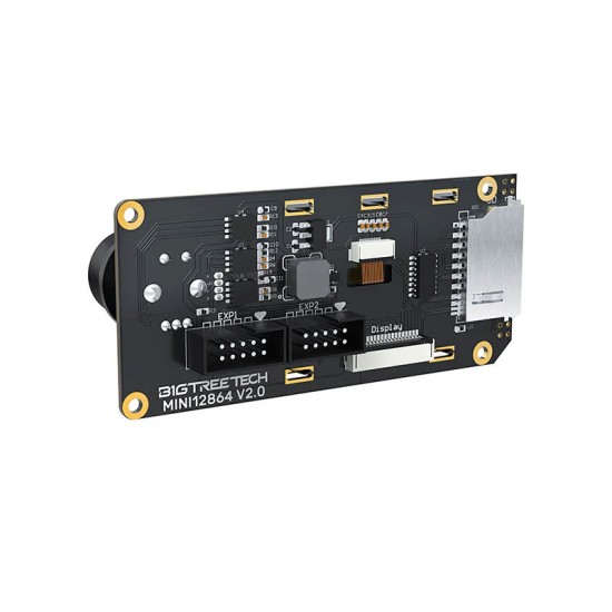 نمایشگر Mini12864 V2.0 با نور پس‌زمینه RGB مناسب پرینترهای SKR