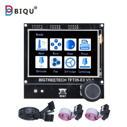 نمایشگر و کنترلر ال سی دی لمسی و رنگی پرینتر سه بعدی BIGTREETECH TFT35 E3 نمایشگر و کنترلر ال سی دی لمسی و رنگی پرینتر سه بعدی BIGTREETECH TFT35 E3