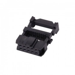 کانکتور 10 پین آی دی سی 2در5 مادگی 2.54mm DC3 کانکتور 10 پین آی دی سی 2در5 مادگی 2.54mm DC3