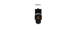 Hotend با نازل استیل سخت شده 0.8mm شرکت Bambu Lab خانواده A1/H2/P2 جریان بالا