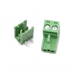 ترمینال فونیکس 2 پین انگل نری و مادگی Phonix 2 Pin Bent KF2EDG 5.08mm ترمینال فونیکس 2 پین انگل نری و مادگی Phonix 2 Pin Bent KF2EDG 5.08mm