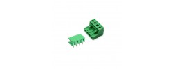 ترمینال فونیکس 4 پین انگل نری و مادگی Phonix 4 Pin Bent KF2EDG 5.08mm