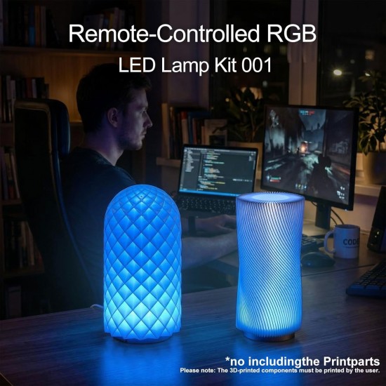 کیت روشنایی RGB ریموت دار Bambu Lab LED Lamp Set 001 کیت روشنایی RGB ریموت دار Bambu Lab LED Lamp Set 001