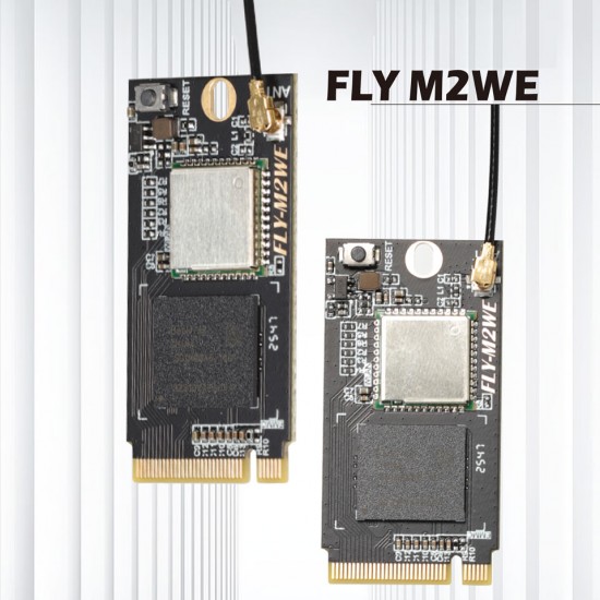 پکیج ترکیبی ملو Mellow Fly M2WE ماژول وای فای ۵ جی حافظه ۱۶ گیگابایت EMMC بورد پروگرامر برنر بورد USB پرینتر سه بعدی وورون شاپ