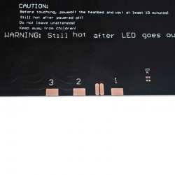 هیت بد آلومینیومی MK3 سایز 300x300 میلی متر ضخامت 3 میلی متر