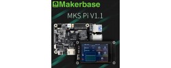 برد کنترلر Makerbase MKS PI همراه با نمایشگر رنگی و لمسی MKS PI-TS35