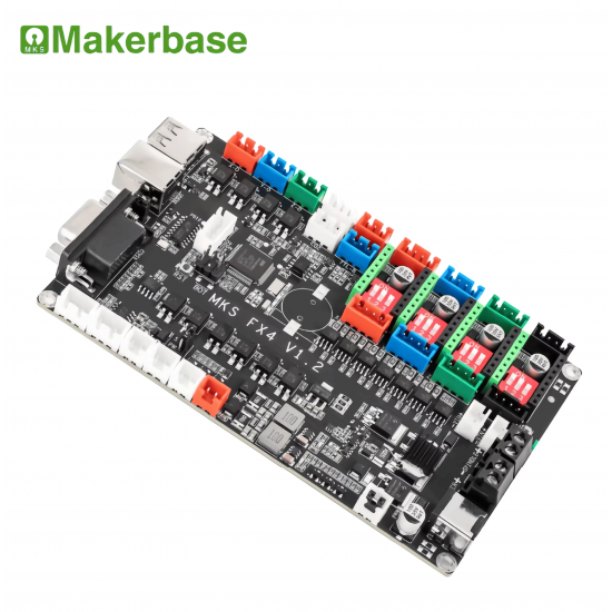 کیت کنترلر لیزر MKS FX4 برند Makerbase به همراه نمایشگر ۵ اینچ لمسی خازنی صنعتی