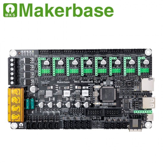 برد کنترلر پرینتر سه بعدی Makerbase MKS Monster8 V2 32Bit