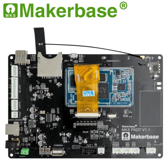 نمایشگر و کنترلر ال سی دی لمسی و رنگی 7 اینچی مدل MakerBase MKS PAD7