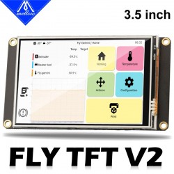 نمایشگر ۳.۵ اینچ مقاومتی Mellow Fly TFT V2 به همراه برد واسط FLY-G2T کلیپر