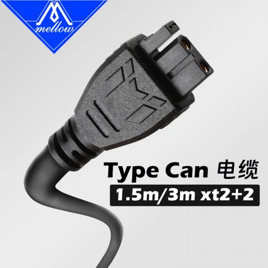 کابل ۳ متری کنباس ملو مدل CAN Cable for Toolboard ابل کن باس ۳ متری ملو Mellow 3M CAN Cable کابل بردهای کله گی پرینتر سه بعدی sb2040 sht36 ضد نویز