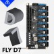 مادربرد پرینتر سه بعدی Klipper مدل Mellow FLY-D7 مادربرد ۷ محوره ملو Mellow FLY D7 کنترلر ۳۲ بیتی فریمور کلیپر حالت UART پرینتر سه بعدی وورون ۲.۴ شاپ