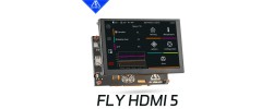 نمایشگر ۵ اینچ لمسی Mellow FLY-HDMI5 همراه با کابل فلت