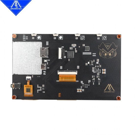 نمایشگر ۷ اینچ ملو Mellow FLY HDMI7 LCD مانیتور لمسی خازنی بزرگ اچ دی ام آی کلیپراسکرین Klipper Screen پرینتر سه بعدی وورون شاپ