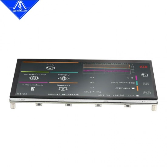 نمایشگر ۷ اینچ ملو Mellow FLY HDMI7 LCD مانیتور لمسی خازنی بزرگ اچ دی ام آی کلیپراسکرین Klipper Screen پرینتر سه بعدی وورون شاپ