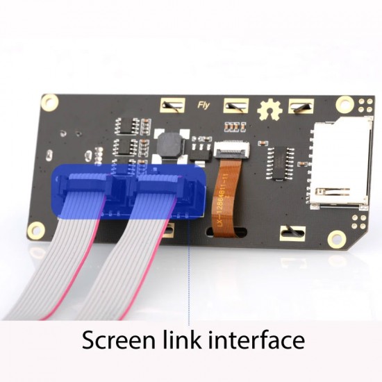 نمایشگر گرافیکی ملو Mellow FLY Mini V1.0 12864 مانیتور ال سی دی مینی RGB کلیپر پرینتر سه بعدی وورون شاپ