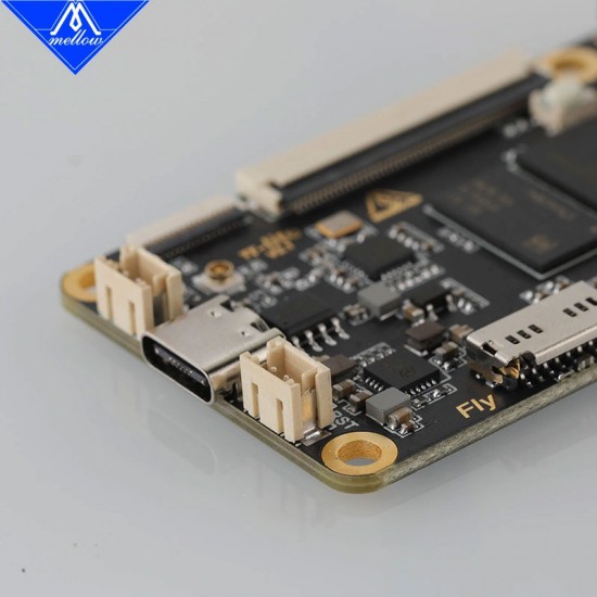 مینی کامپیوتر پردازشی کات کلیپر Mellow Fly-Pi-Lite V2.1 برد پردازشی ملو Mellow Fly-Pi-Lite V2.1 جایگزین رسپبری پای مخصوص فریمور کلیپر پرینتر اندر و وورون شاپ