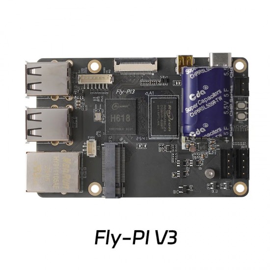 مادربرد پردازشی کلیپر Mellow Fly-Pi V3 برد پردازشی ملو Mellow Fly-Pi V3 جایگزین رسپبری پای مجهز به سیستم عامل Fly OS و سنسور قطع برق کلیپر شاپ