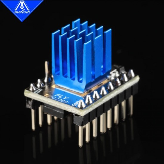 درایور استپر موتور ملو Mellow Fly TMC2209 فوق ساکت حالت UART جریان ۲.۸ آمپر قطعات الکترونیکی پرینتر سه بعدی شاپ