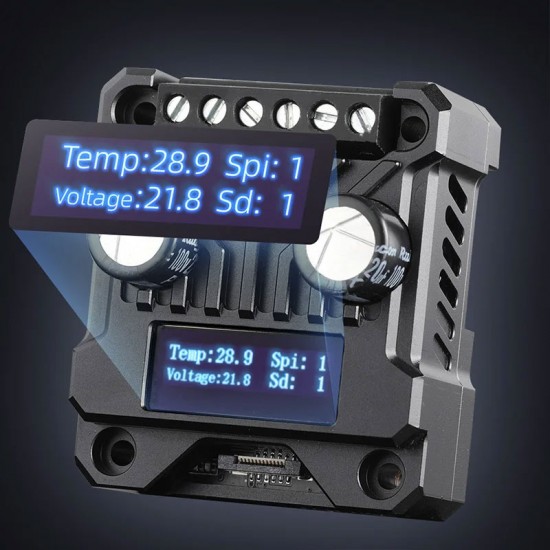 درایور استپر موتور ملو Mellow Fly TMC5160 Plus ولتاژ بالا ۶۰ ولت ارتباط SPI قطعات الکترونیکی پرینتر سه بعدی صنعتی وورون شاپ