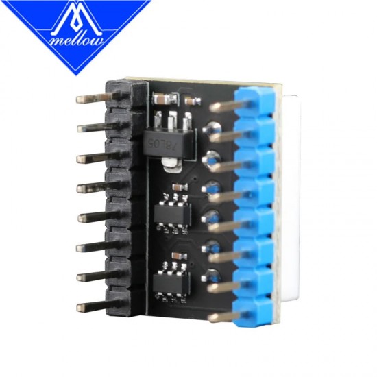 آداپتور درایور خارجی پرینتر سه بعدی Mellow External Driver Adapter آداپتور درایور خارجی موتور ملو Mellow مبدل سیگنال ۳.۳ به ۵ ولت مخصوص اتصال سروو موتور و کلوزلوپ پرینتر سه بعدی شاپ