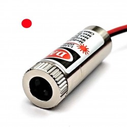 ماژول لیزر نقطه ای قرمز 3تا5 ولت 5mw 650nm ماژول لیزر نقطه ای قرمز 3تا5 ولت 5mw 650nm