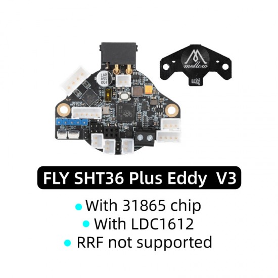 برد تول هد ملو Mellow FLY SHT36 Plus V3 نسخه Eddy تراشه LDC1612 کن باس CAN Bus پرینتر سه بعدی وورون شاپ