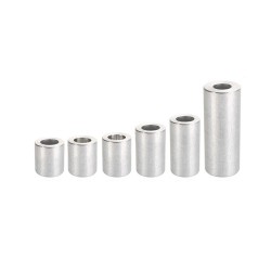 اسپیسر آلومینیومی 5x8x16 میلی متری اسپیسر آلومینیومی 5x8x16 میلی متری