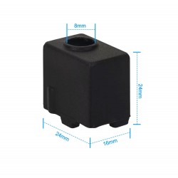 پوشش سیلیکونی محفظه آلومینیومی اکسترودر های خانواده Anycubic kobra 2 پوشش سیلیکونی محفظه آلومینیومی اکسترودر های خانواده Anycubic kobra 2