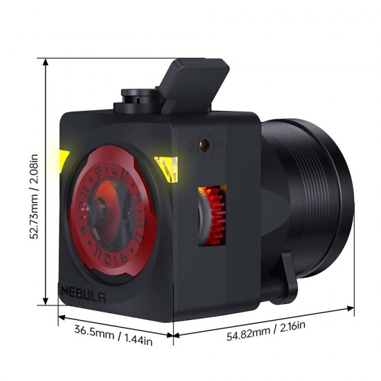 اکسترودر دایرکت درایو سبک BIQU Nebula با سیستم دنده دوقلو سخت کاری شده مخصوص فیلامنت TPU