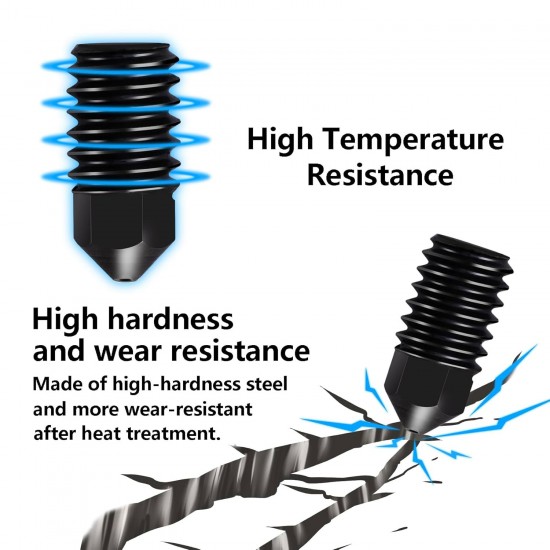 نازل فولاد سخت‌کاری شده 0.6mm مدل A1 / A1 mini