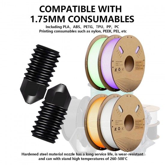 نازل فولاد سخت‌کاری شده 0.6mm مدل A1 / A1 mini